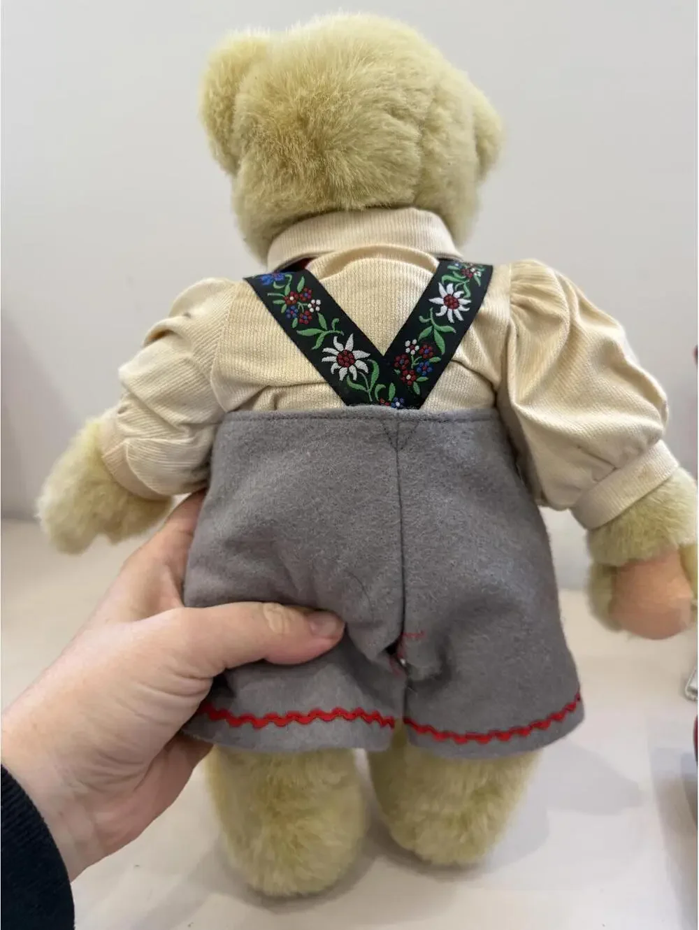 Vintage Fuzzy Vanderbear Eine Kleine Mountain Climber Stuffed Animal Plush Toy